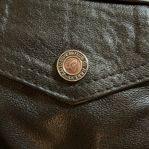 Men’s Harley-Davidson Leather Jacket with Quilted Lining - size Medium - Picture 3 of 5